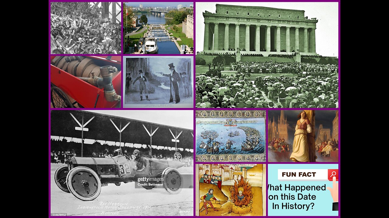 THIS DATE IN HISTORY - Rubber Fire Hose, Brooklyn Bridge Stampede and MORE! 05/30/2025