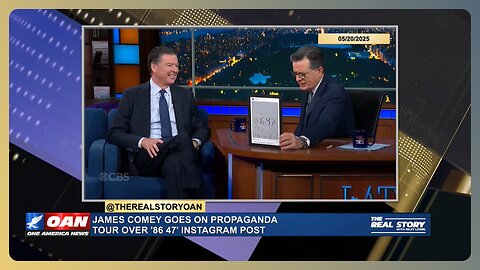 James Comey Goes on Propaganda Tour Over '86 47' Instagram Post | THE REAL STORY 🇺🇸