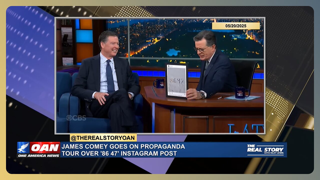 James Comey Goes on Propaganda Tour Over '86 47' Instagram Post | THE REAL STORY 🇺🇸