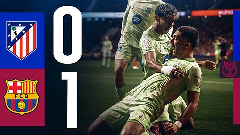 HIGHLIGHTS | ATLETICO MADRID O vs 1 FC BARCELONA | COPA DEL REY 24/25