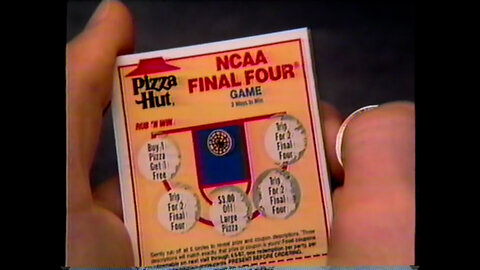March 6, 1987 - Pizza Hut Final Four Contest & WISH 'Hollywood Squares' Bumper