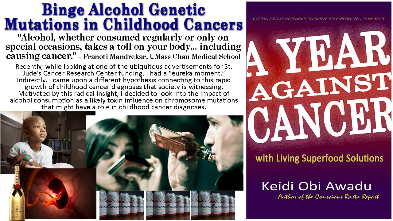 Binge Alcohol Genetic Mutations in Childhood Cancers