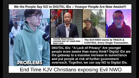 We the People Say NO to DIGITAL IDs – Younger People Are Now Awake!!!