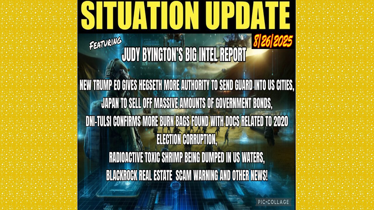SG Anon. Juan O Savin ~ Situation Update 8/27/25 ~ Restored Republic > Judy Byington- Q+ White Hats