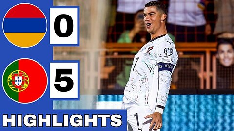 Armenia vs Portugal (0-5) Extended HIGHLIGHTS | World Cup Qualifier