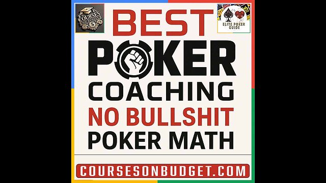 BEST POKER COACHING NO BULLSHIT POKER MATH