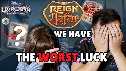 We Did NOT Want To Pull This Enchanted... | Disney Lorcana Reign of Jafar | Booster Box Break