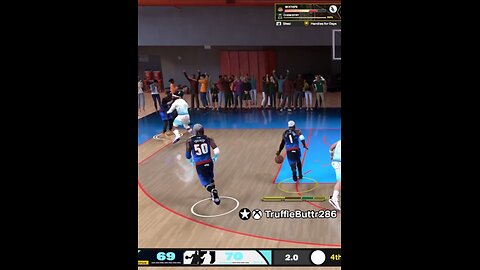 CLUCTH STEAL AND ASSIST FOR THE WIN 🥇🏀⛹🏿‍♂️🥶 #clutch #nba2k26 #gamewinner #gaming #basketball