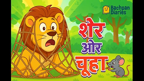 Sher Aur Chuha – एक प्यारी दोस्ती की कहानी | Hindi Moral Story for Kids