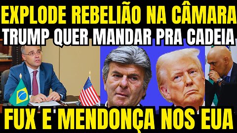 MENDONÇA PEDE APOIO INTERNACIONAL!! TRUMP JÁ PREPARA PRISÃO! FUX ENVOLVIDO