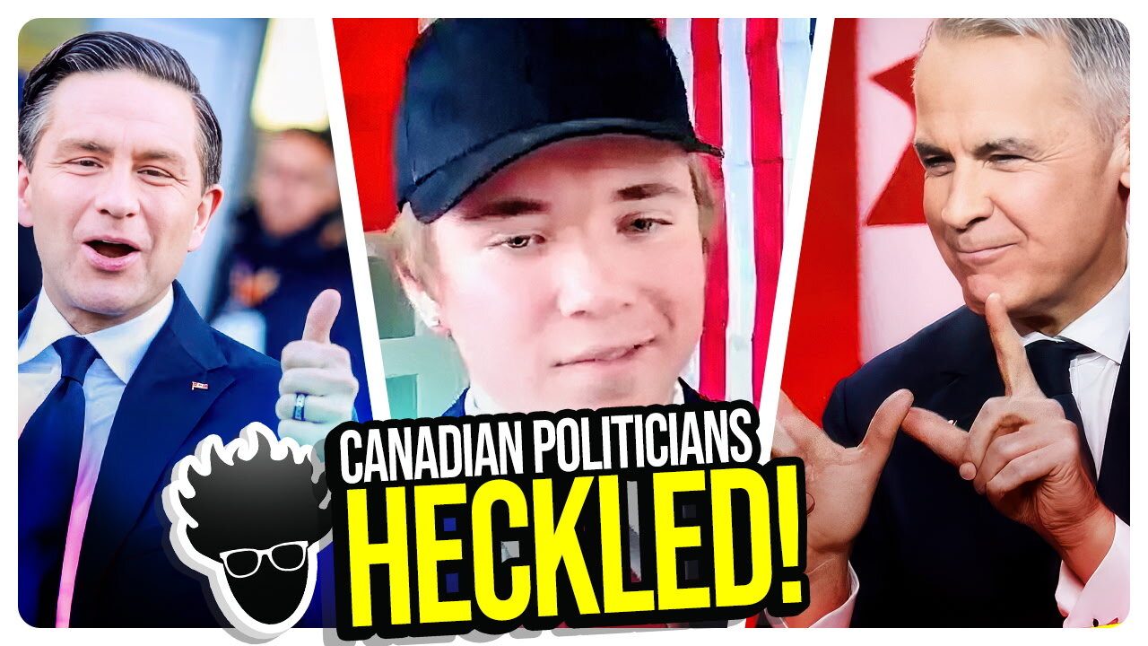 Kid Steals Show! Epic Heckling of Carney & Poilievre at Rallies – Exclusive Interview!