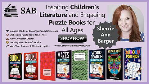 Sherrie Ann Barger: Inspiring Children's Literature and Engaging Puzzle Books for All Ages
