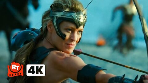 Wonder Woman (2017) 4K – War Comes to Themyscira Scene | Amazon Battle Begins