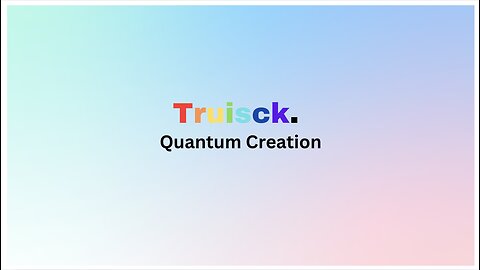 Consciousness R/evolution | 3. Quantum Creation