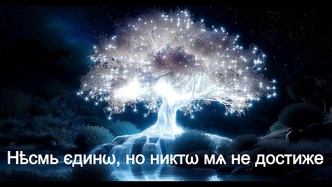 Нѣсмь єдинѡ, но никтѡ мѧ не достиже