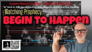 Watching Purim 2/28 + 30 days to Passover 3/31, & 3/17 when we SEE “These Things” BEGIN to happen.