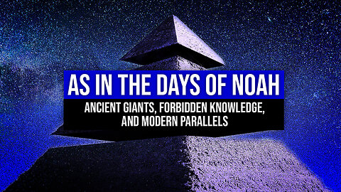 As in the Days of Noah – Ancient Giants, Forbidden Knowledge, and Modern Parallels