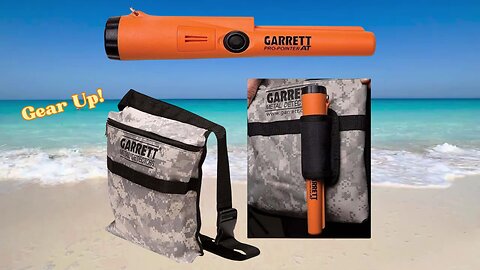 Garrett Pro Pointer Waterproof Metal Detector with Camo Pouch