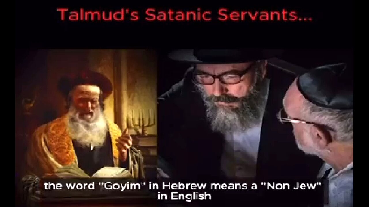 TALMUD'S SATANIC SERVANTS ✡️