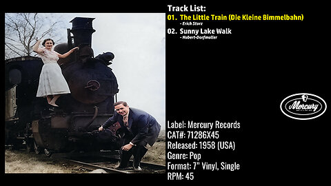 Marianne Vasel & Erich Storz – The Little Train (Full Record) – 1958– CAT.# 71286X45