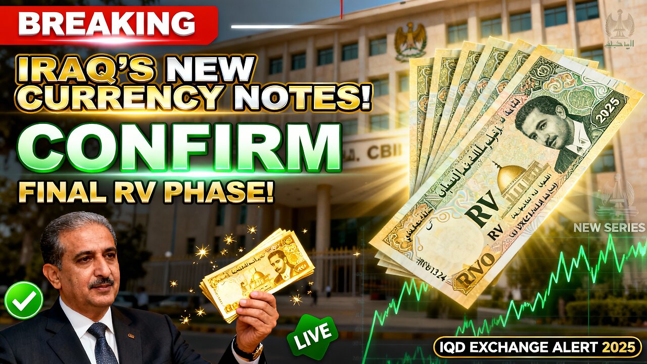 Iraq’s NEW Currency Notes CONFIRM Final RV Phase! IQD Exchange Alert 2025 🏦 💥 Iraqi Dinar News Today
