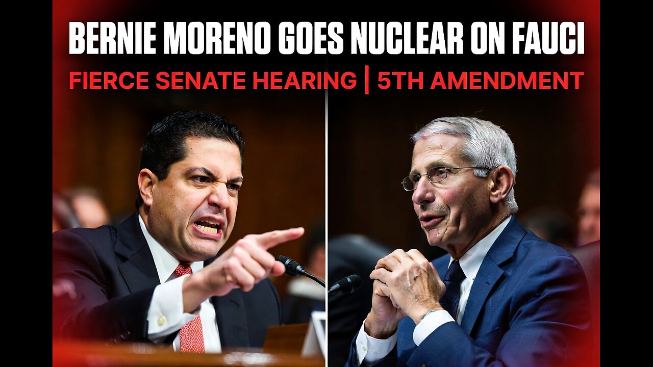 BREAKING NEWS_ Bernie Moreno Goes Absolutely Nuclear On Fauci In Fierce Senate Hearing