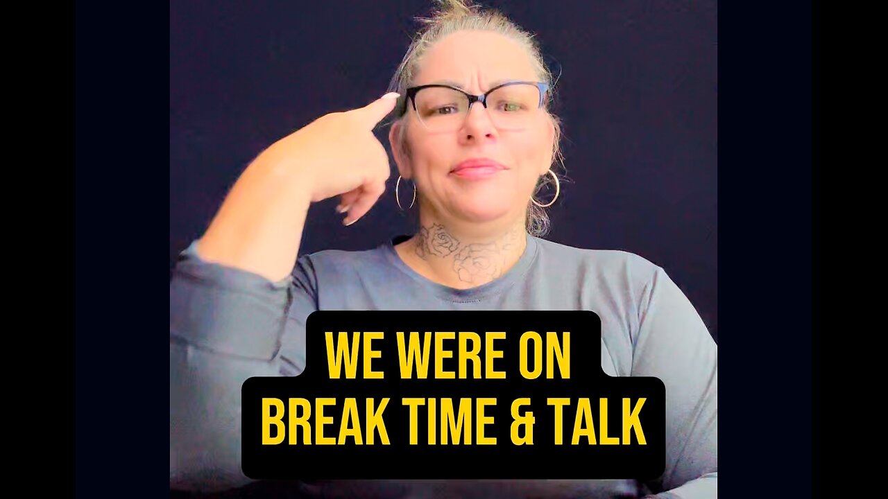 We Were On Break Time & Talking.. 🤔 #ASL #signlanguage