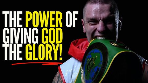 THE POWER OF GIVING GOD THE GLORY