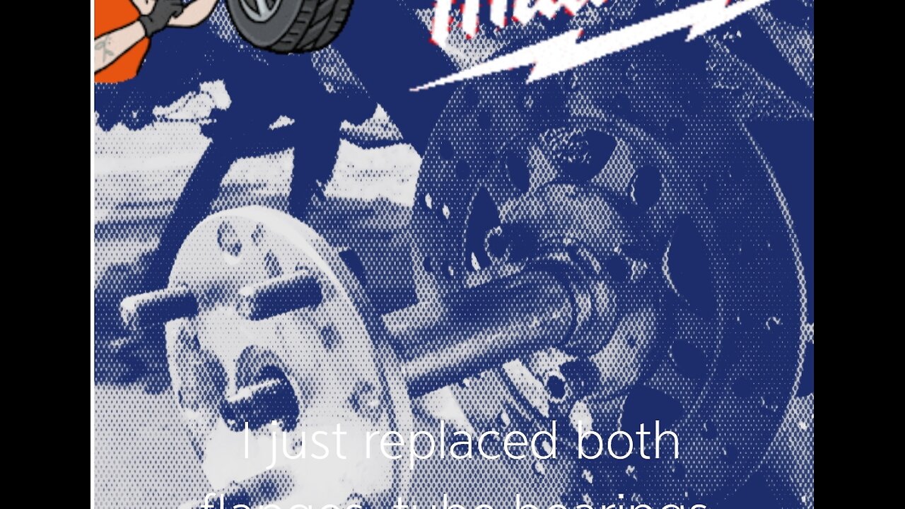 I replaced both flanges,tube bearings, brake pads onmy trike m.cycle with new ones!For safe riding