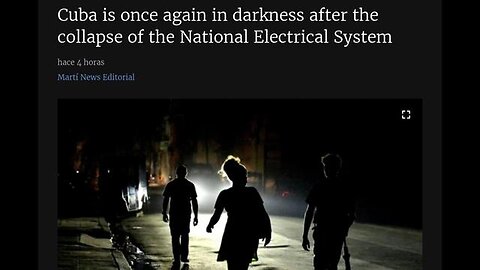 "Cuba's Electrical Grid Collapse: Navigating the Darkness as the National System Fails"