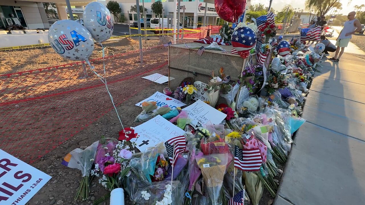 This morning at Turning Point USA HQ in Phoenix…
