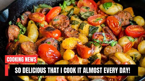 It's so delicious that I cook it almost every day! 10 minute dinner