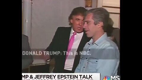 What did Trump whisper to Epstein