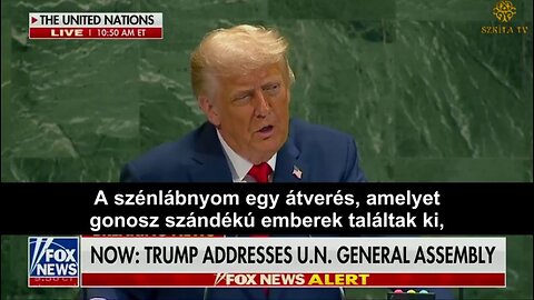 Trump elnök: A szénlábnyom átverés
