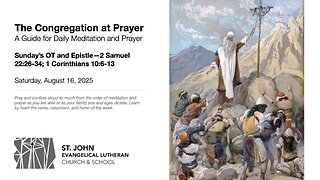Sunday’s OT and Epistle—2 Samuel 22:26-34; 1 Corinthians 10:6-13