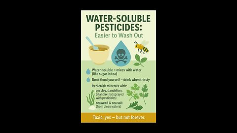 Water -pesticides detox by water 💦