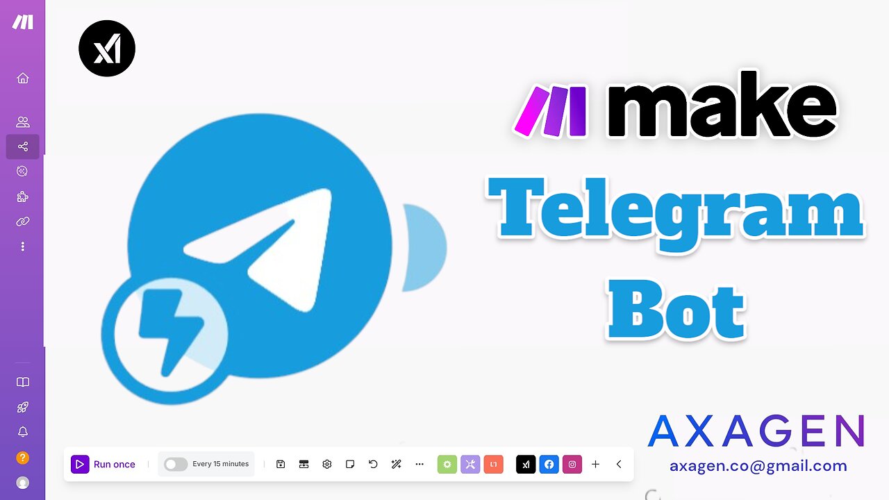 Connect Telegram Bot with Make.com & AI