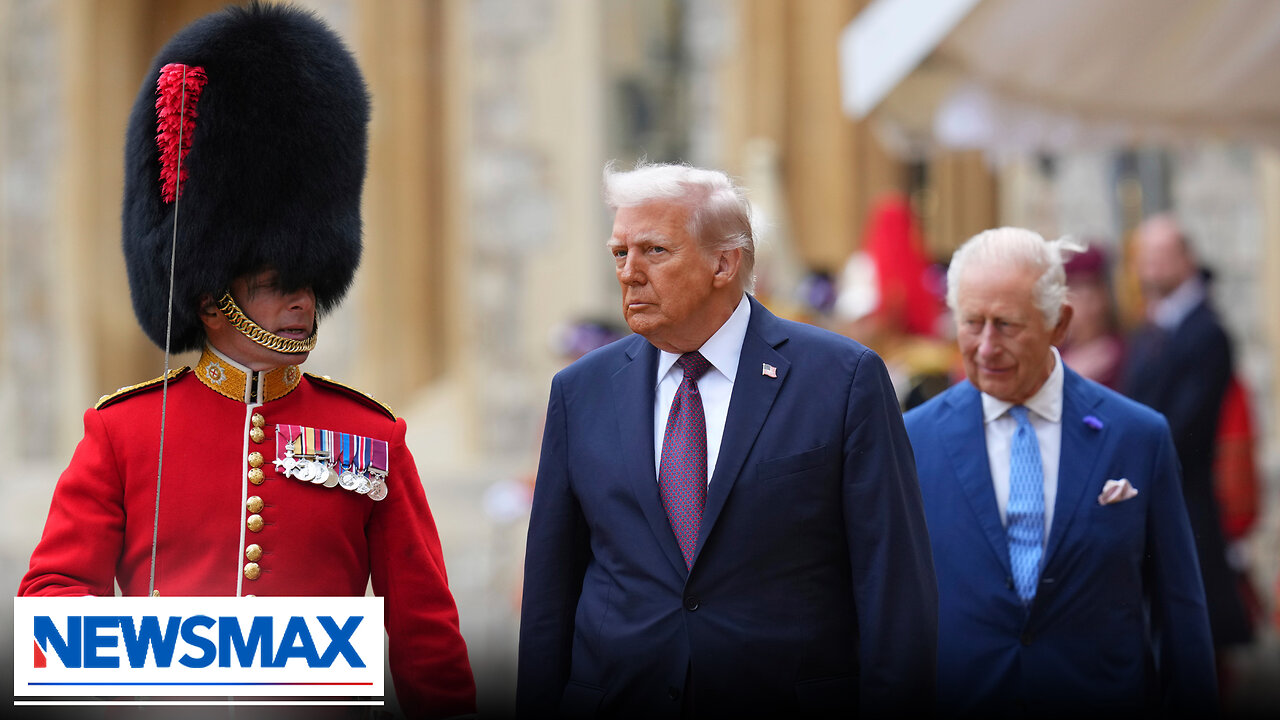 Royals welcome President Trump, first lady