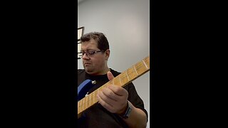 Jamming on a Ben’s backing track track.