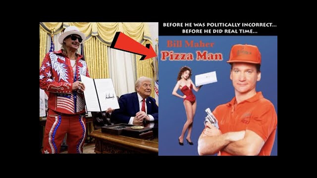 THEY LIVE, MAGA SLEEPS! KID "BOHEMIAN GROVE" ROCK & "THE PIZZA MAN" VISIT TRUMP AT THE WHITE HOUSE!