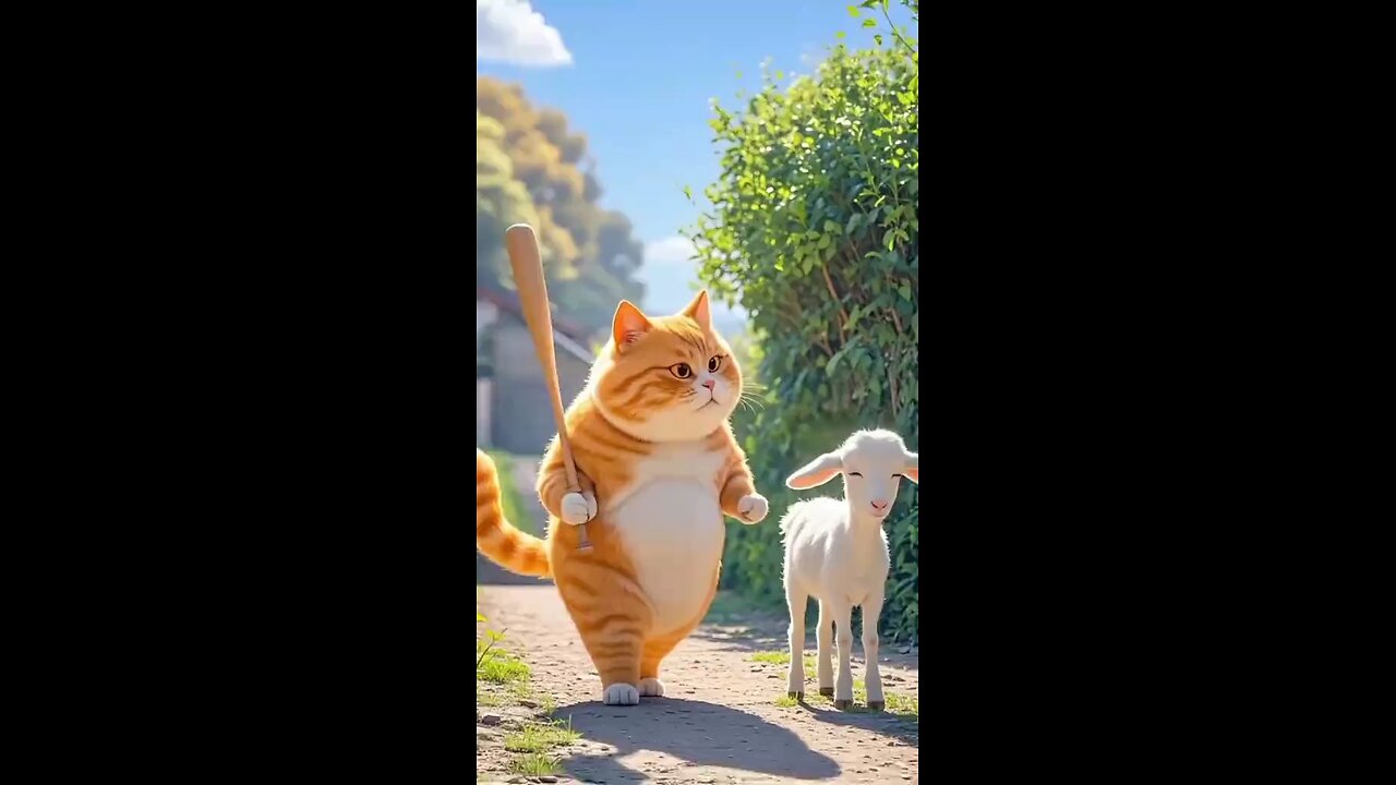 Cat AI video