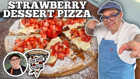 Strawberry Dessert Pizza with Chef Leo Spizzirri | Blackstone Griddles