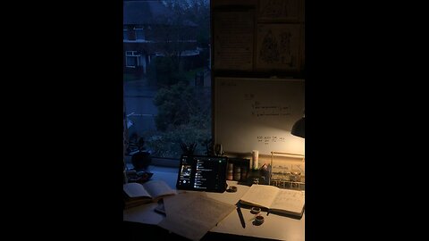 1 Hour Study Timer with Rain Sound | Deep Focus & Calm Study Session