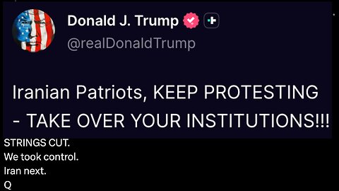 Iran Next. Trump: KEEP PROTESTING. HELP IS ON ITS WAY. MIGA!!! B2T Show, Jan 13, 2026