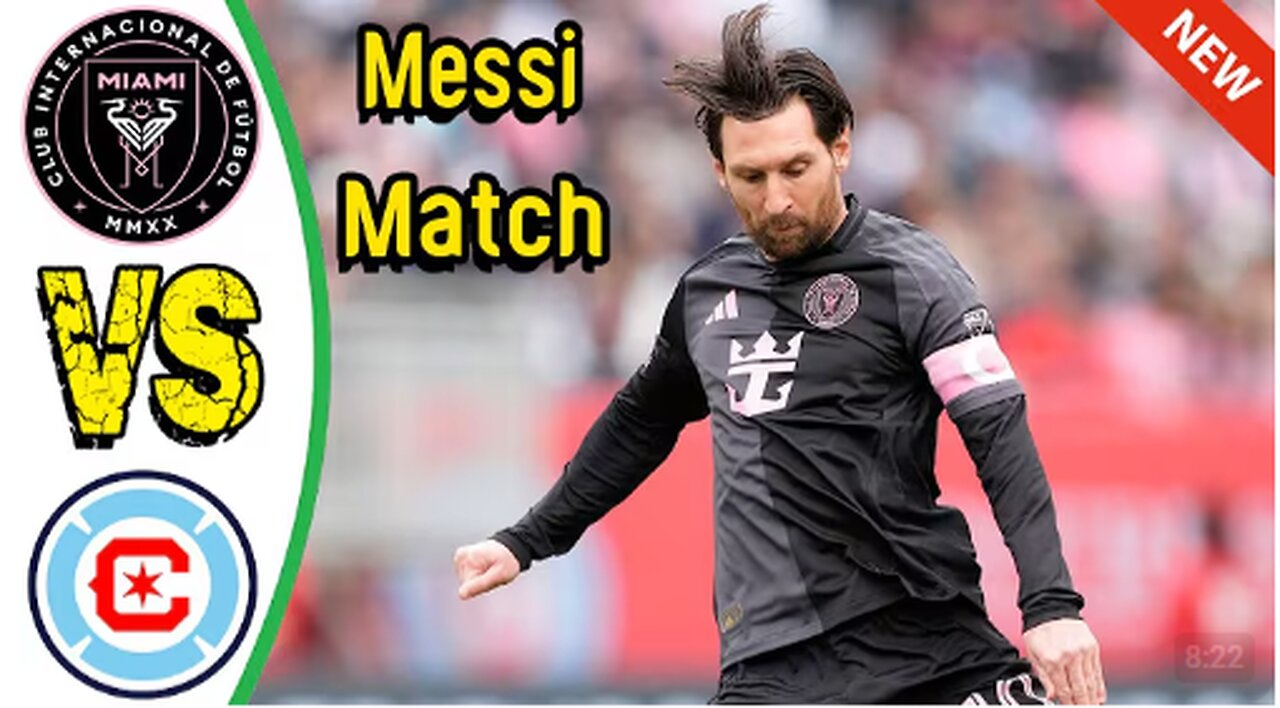 Inter Miami vs Chicago Fire - All Goals & Highlights - Messi Today