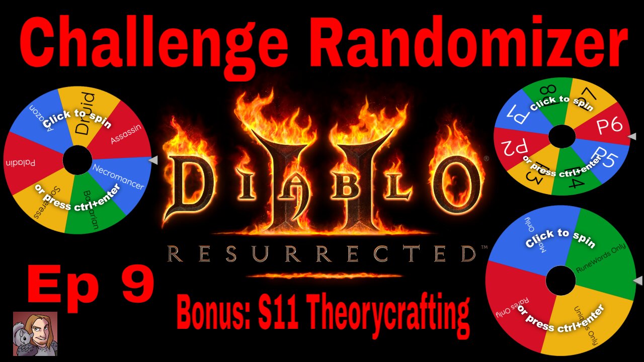 D2R Challenge Randomizer! Ep 9 (SanicDaHoogeHag Theorycraft!)