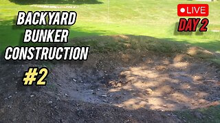 LIVE: DAY 2 of Digging A 2nd Golf Bunker in our Backyard