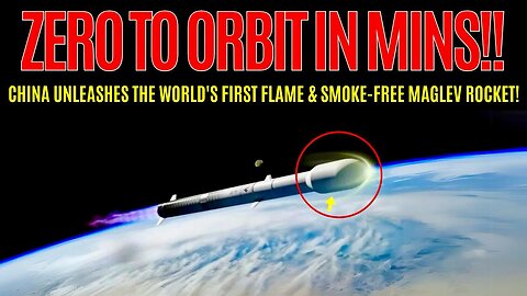 China’s Maglev Rocket: Forget Fire, No Engines Needed!