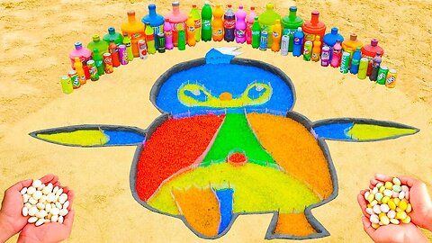 How to make Rainbow Pengullet in Palworld with Orbeez, Fanta, Coca-Cola and Mentos & Popular Sodas