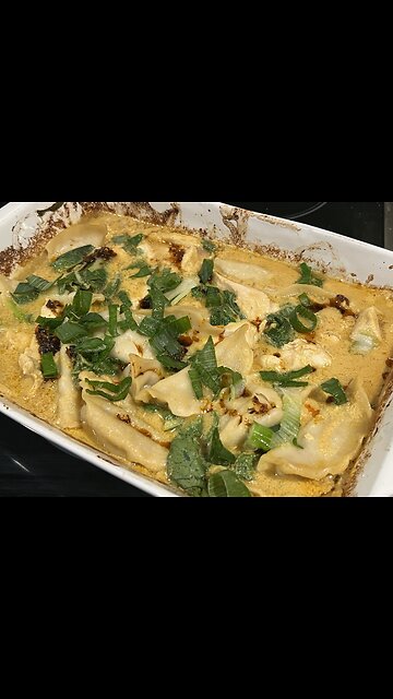 Dumpling With Chicken bake